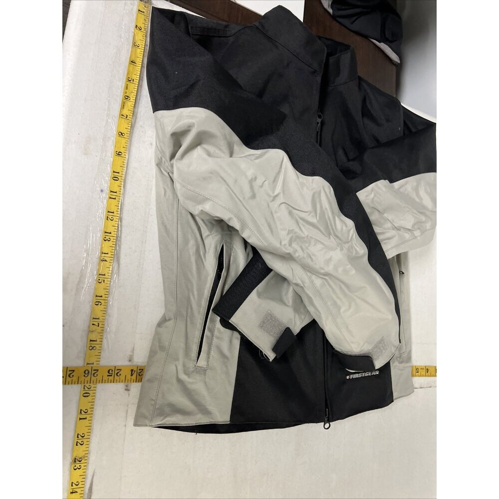 Firstgear Womens Motorcycle Jacket Black & Gray Medium - Picture 8 of 8